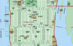 Map Of Manhattan, New York City - Detailed Manhattan Map for Printable New York City Street Map