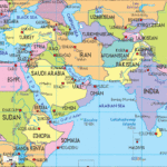 Map Of Middle East With Its Countries Maps   Ezilon Maps With Map Of Middle East And Europe And Asia
