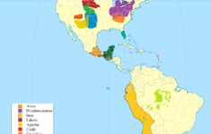 Map Of Native American Locations (Playable And Minor) - Iii throughout Map of Native American Tribes In North and South America