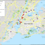 Map Of New York City   Gis Geography For Printable Map Of Times Square Businesses