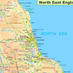 Map Of North East England   Ontheworldmap Within Map Of North East England And Scotland