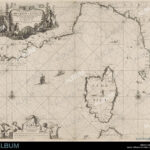 Map Of Part Of The Mediterranean Coast Of France And The North With Map Of Mediterranean Coast Of France And Italy
