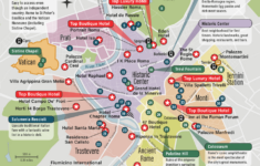 Map Of Rome, Italy in Map of Hotels In Rome Italy