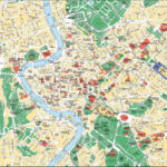 Map Of Rome Tourist Attractions, Sightseeing & Tourist Tour Regarding Pdf Printable Walking Map Of Rome