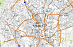 Map Of San Antonio, Texas - Gis Geography for Printable Map Of San Antonio Texas