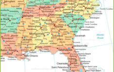 Map Of Southeastern United States - Ontheworldmap within Printable Map Of Southeast United States