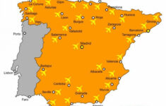 Map Of Spain Airports - Spain Map Airports (Southern Europe - Europe) inside Map of Spain and Portugal Airports