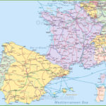 Map Of Spain And France   Ontheworldmap Intended For Map Of Spain France And Italy With Cities