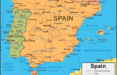 Map Of Spain And Surrounding Countries - Map Of Spain And inside Map of Southern Spain Portugal and Morocco