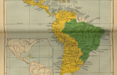 Map Of Spanish And Portuguese Settlements In America within Spanish Map of North and South America