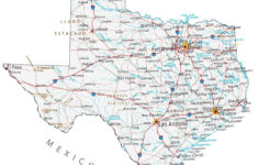 Map Of Texas - Cities And Roads - Gis Geography for Free Printable Texas Map With Cities