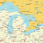 Map Of The Great Lakes Of North America   Gis Geography For Free Printable Map Of The Great Lakes