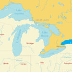 Map Of The Great Lakes Of North America   Gis Geography Inside Free Printable Map Of The Great Lakes
