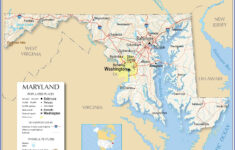Map Of The State Of Maryland, Usa - Nations Online Project in Ocean City Maryland Map Printable