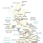Map Of The United Kingdom   Gis Geography With Map Of England Ireland Scotland Wales And France