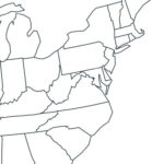 Map Of The Usa, Blank Map Of North America, United States Outline Intended For Blank Map Of Eastern United States Printable