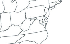 Map Of The Usa, Blank Map Of North America, United States Outline intended for Blank Map Of Eastern United States Printable