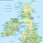 Map Of Uk And Ireland Inside Map Of Ireland England And Scotland