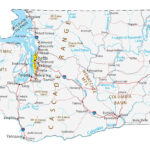 Map Of Washington   Cities And Roads   Gis Geography In Free Printable Map Of Washington State