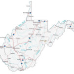 Map Of West Virginia   Cities And Roads   Gis Geography For Free Printable Map Of West Virginia