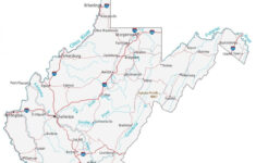 Map Of West Virginia - Cities And Roads - Gis Geography for Free Printable Map Of West Virginia