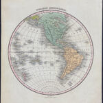 Map Of Western Hemisphere | Trillium Rare Prints In Map Of The Western Hemisphere Printables