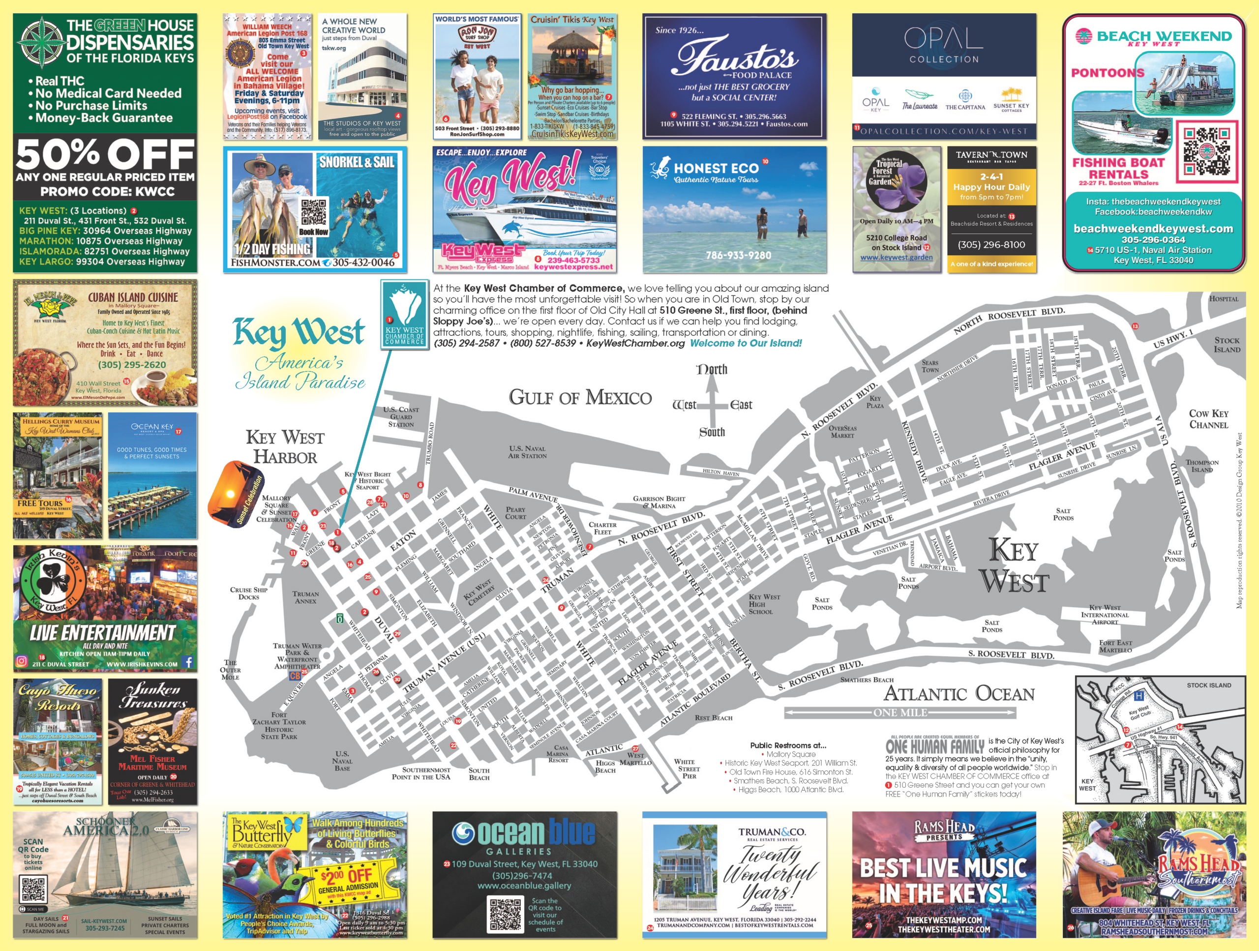 Map &amp;amp; Places Of Interest intended for Printable Map Of Key West Florida