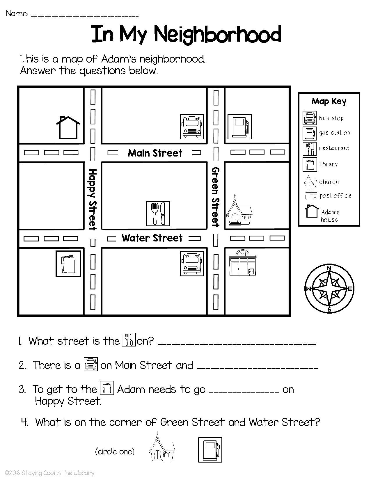 Map Skills - Worksheets Library throughout Free Printable Map Skills Worksheets