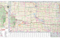 Maps inside Free Printable Map of South Dakota