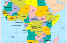 Maps Of Africa in Free Printable Map Of Africa With Countries And Capitals