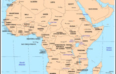 Maps Of Africa regarding Free Printable Map of Africa with Countries and Capitals