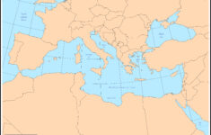 Maps Of Europe with regard to Printable Blank Map Of Mediterranean