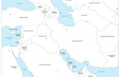 Maps Of Middle East with Free Printable Map of Middle East Countries