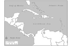 Maps Of The Americas, Page 2 inside Blank Map of the Caribbean Printable
