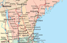 Maps Of The New England States with Free Printable Map of New England States