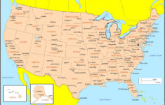 Maps Of The United States in Printable Map United States Major Cities