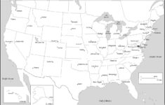 Maps Of The United States with Black And White United States Map Printable