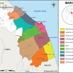 Marches Map Of Vineyards Wine Regions Within Map Of Italy Marche Region