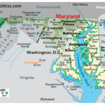 Maryland Maps & Facts   World Atlas In Ocean City Maryland Map Printable