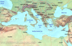 Mediterranean Map with regard to Western Mediterranean Map Printable
