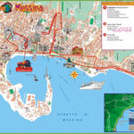 Messina Sightseeing Map   Ontheworldmap With Map Of Messina Sicily Italy