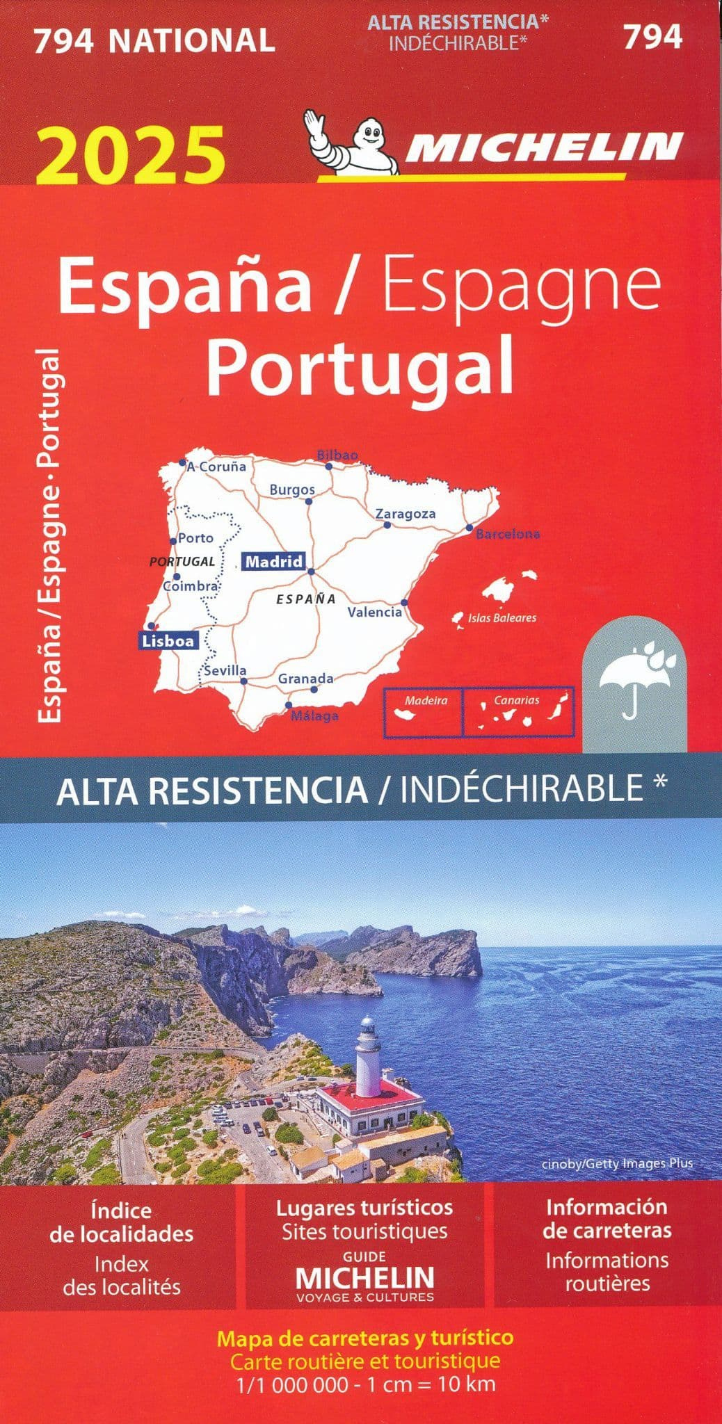 michelin map spain portugal 794 tear proof 2025 pertaining to michelin map of spain and portugal Michelin Map Spain & Portugal 794 Tear Proof - 2025 pertaining to Michelin Map of Spain and Portugal