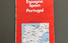 Michelin Map, Spain & Portugal, Sheet 990, 1982 throughout Michelin Map of Spain and Portugal