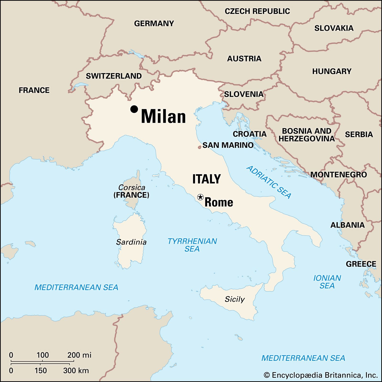 Milan | History, Population, Climate, Map, &amp;amp; Facts | Britannica inside Milan On Map Of Italy