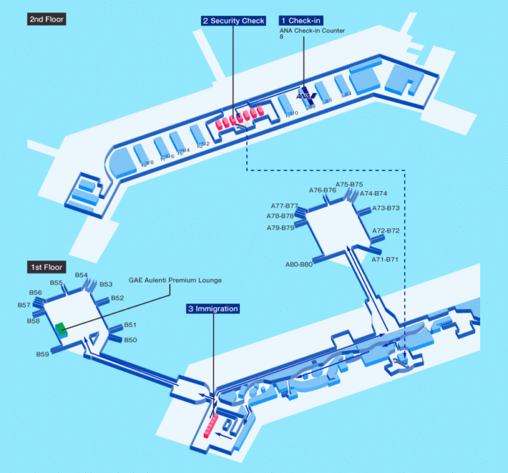 Map of Malpensa Airport Milan Italy