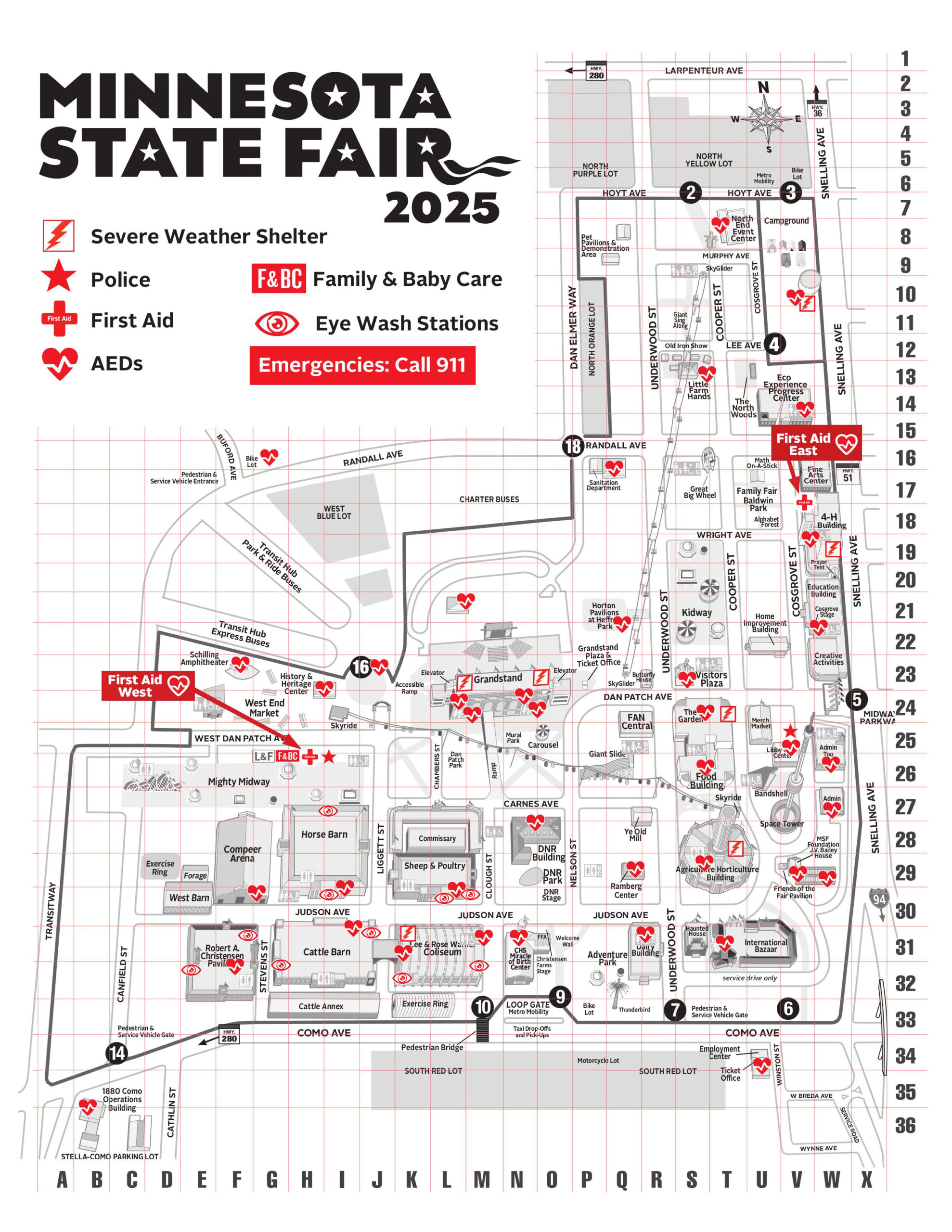 Minnesota State Fair Staff Emergency Response App pertaining to Minnesota State Fair Map 2025 Printable