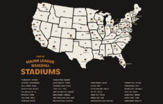 Mlb Stadium Mapmegan Nixon On Dribbble inside Free Printable Map of Mlb Stadiums