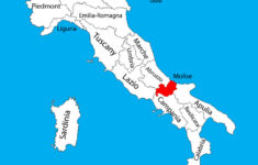 Molise Italy Province Map Silhouette Lizenzfreier Vektor with regard to Map of Molise Region Italy