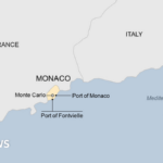 Monaco Country Profile   Bbc News With Map Of Monaco France And Italy