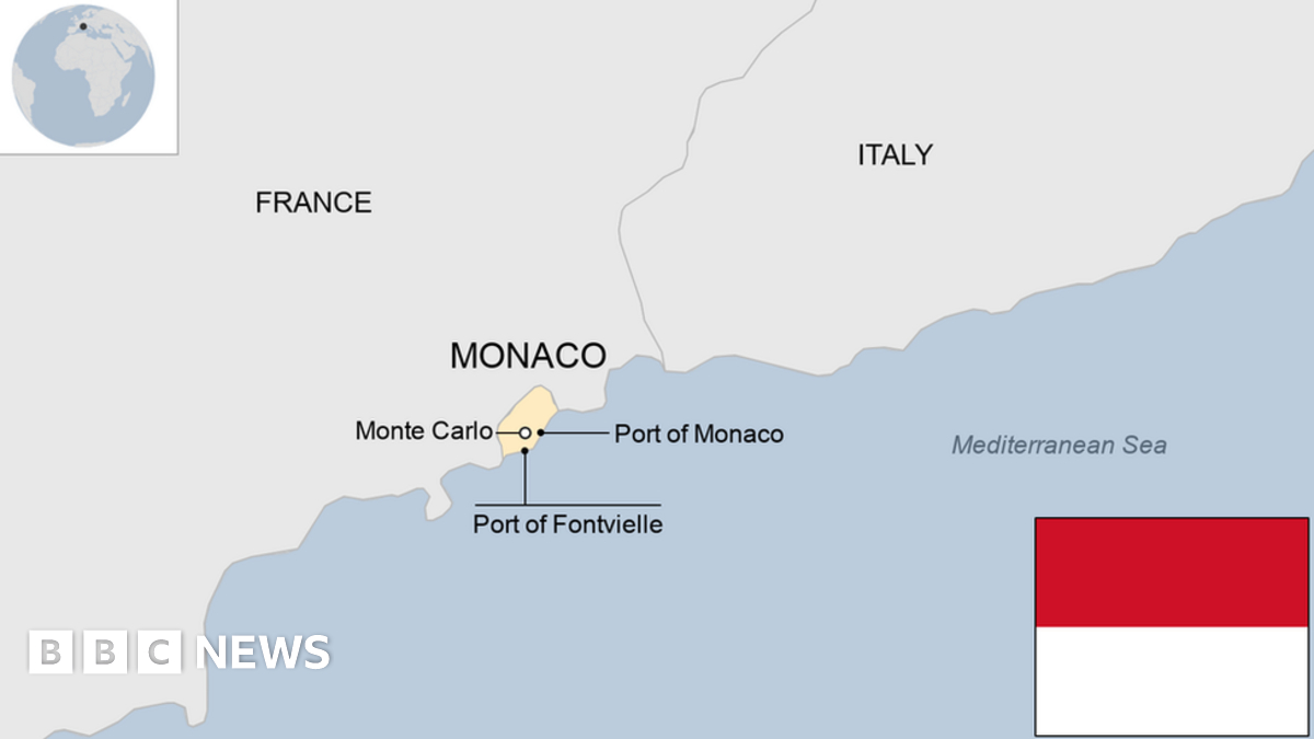 Monaco Country Profile - Bbc News with Map Of Monaco France And Italy